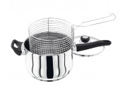 Judge Vista Stainless Steel Deep Fryer and Chip Pan (22cm)